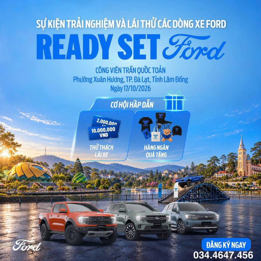 ready set Ford tại Đà Lạt